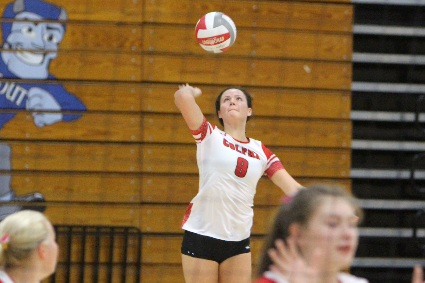 Prep volleyball sprawl at UW-Stout 8-31-19